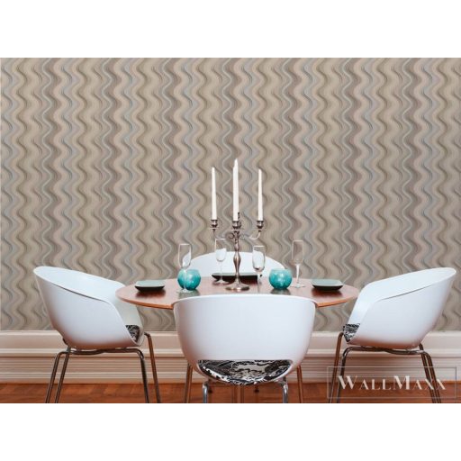 AS Creation-Dekens Balade DE376042 bézs hullámos térhatású tapéta