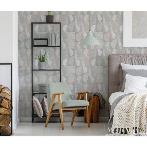 AS Creation-Dekens Balade DE376082 barna textil mintás grafikus tapéta