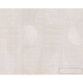   AS Creation-Dekens Balade DE376085 fehér textil mintás grafikus tapéta