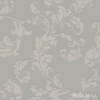   GALERIE Emporium DWP0250-03 fehér levél mintás Barokk tapéta