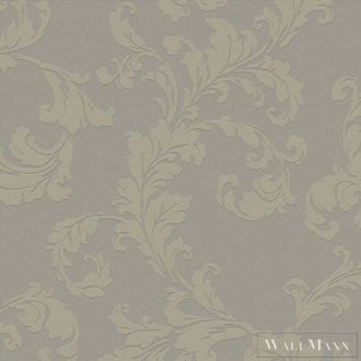   GALERIE Emporium DWP0250-06 bézs levél mintás Barokk tapéta