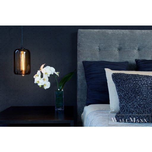 KT-EXCLUSIVE Egoist EG106 sötétkék pöttyös modern tapéta