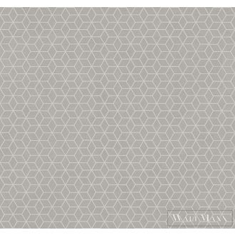   KT-EXCLUSIVE Egoist EG203 szürke Tér-hatású 3D-mintás Modern vlies tapéta