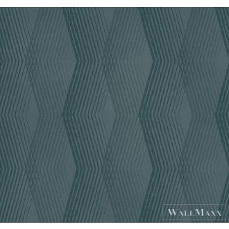 KT-EXCLUSIVE Egoist EG307 türkíz csíkos modern tapéta