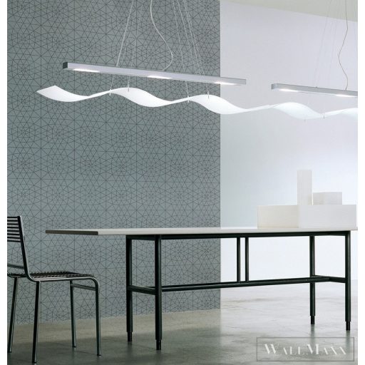 KT-EXCLUSIVE Egoist EG407 türkíz hullámos elegáns tapéta