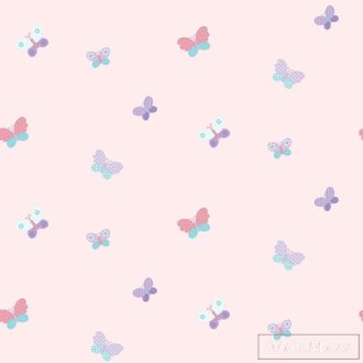 GALERIE Just 4 Kids 2 G56008 lila lepke mintás tapéta