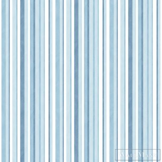 GALERIE Just 4 Kids 2 G56502 kék csíkos mintás tapéta
