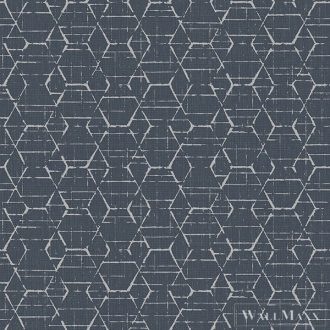 GALERIE Atmosphere G78247 kék hatszög mintás tapéta