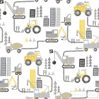 GALERIE Tiny Tots 2 G78362 sárga traktoros tapéta