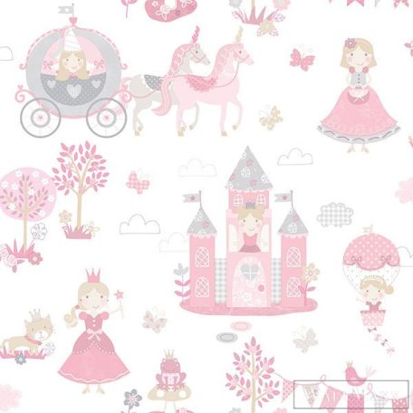 GALERIE Tiny Tots 2 G78371 rózsaszín hercegnős tapéta