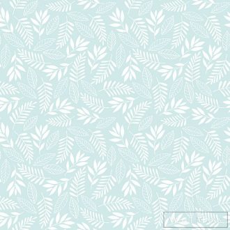 GALERIE Tiny Tots 2 G78383 kék levélmintás tapéta