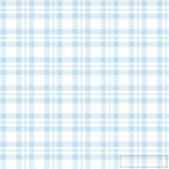 GALERIE Tiny Tots 2 G78395 kék kockás tapéta