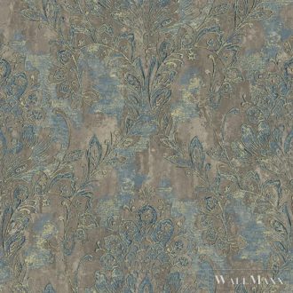 LIMONTA Makalle II 78429 kék barokk elegáns XXL tapéta