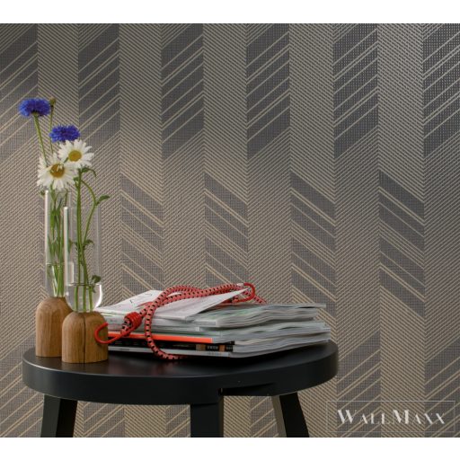 MARBURG Montego 30801 arany halszálka mintás Modern tapéta