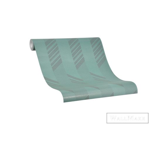 MARBURG Montego 30803 zöld halszálka mintás Modern tapéta