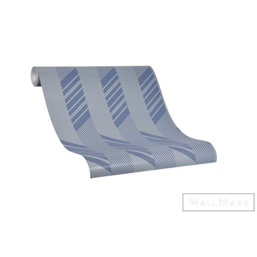 MARBURG Montego 30807 kék halszálka mintás Modern tapéta