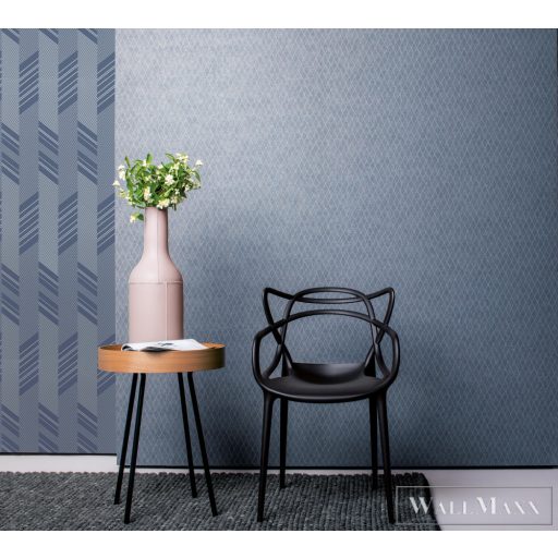 MARBURG Montego 30813 kék kígyóbőr mintás Modern tapéta