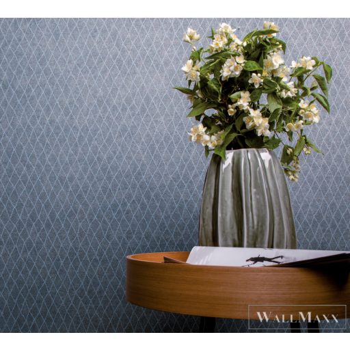 MARBURG Montego 30813 kék kígyóbőr mintás Modern tapéta