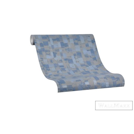 MARBURG Montego 30814 kék akvarell mintás Modern tapéta