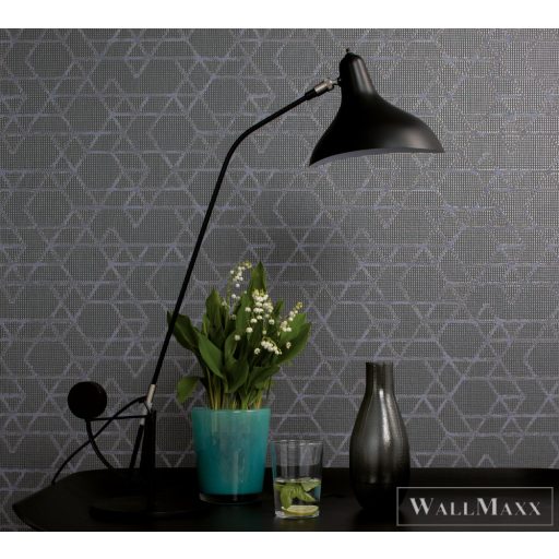 MARBURG Montego 30822 szürke kristály mintás Modern tapéta