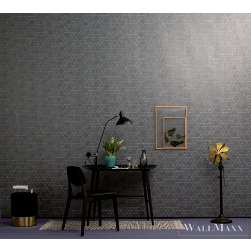 MARBURG Montego 30822 szürke kristály mintás Modern tapéta