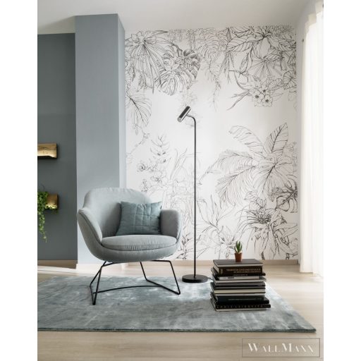 Marburg 175 Jubileum MB-32751 Natúra fekete-fehér levél mintás digitális panel