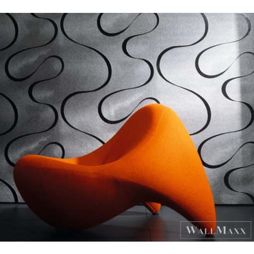 Marburg 175 Jubileum MB-53340 Design ezüst hullám mintás tapéta