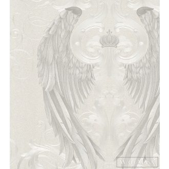   Marburg 175 Jubileum 54843 Klasszikus törtfehér levél mintás tapéta