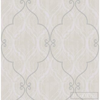   SEABROOK Majorca MC70302 bézs ornamentika mintás barokk tapéta