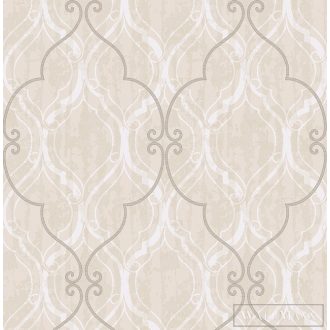   SEABROOK Majorca MC70305 bézs ornamentika mintás barokk tapéta