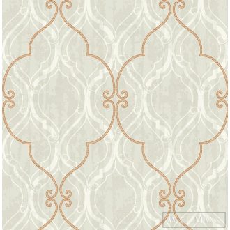   SEABROOK Majorca MC70306 bézs ornamentika mintás barokk tapéta