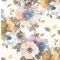 SEABROOK Majorca MC70409 bézs virág mintás grafikai tapéta