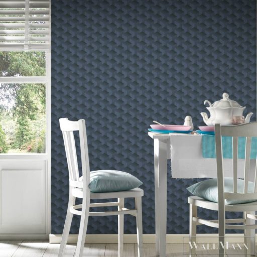 AS CREATION Profitex Premium P492740008 fekete tér-hatású grafikus tapéta