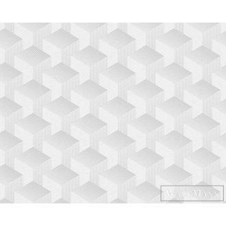   AS CREATION Profitex Premium P492740010 szürke tér-hatású grafikus tapéta
