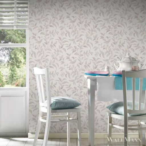 AS CREATION Profitex Premium P492740015 krémszínű levél mintás természet tapéta