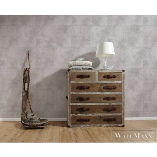 AS CREATION Profitex Premium P492740026 ezüst beton mintás térhatású tapéta