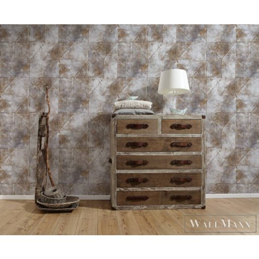 AS CREATION Profitex Premium P492740027 bronz beton mintás térhatású tapéta