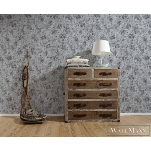 AS CREATION Profitex Premium P492740045 fekete márvány mintás fémhatású tapéta