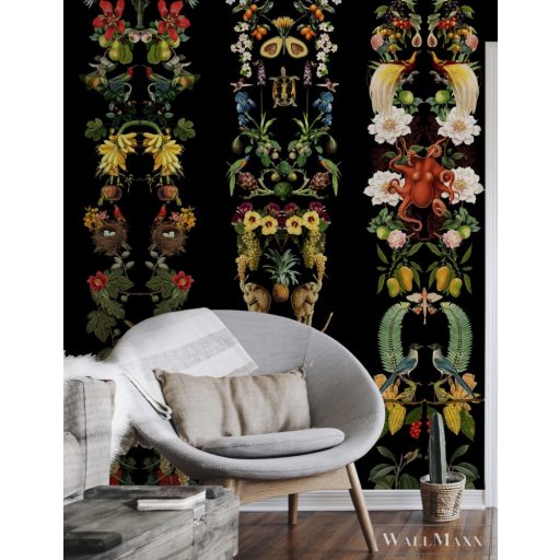 ICH La Tapicera WA192073 fekete kert mintás grafikai poszter