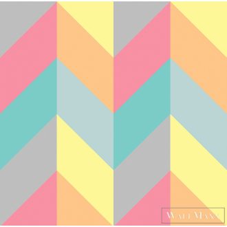 ICH La Tapicera WP172062 színes csíkos grafikai tapéta