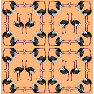   ICH La Tapicera WP181051 narancs-sárga strucc mintás grafikai tapéta