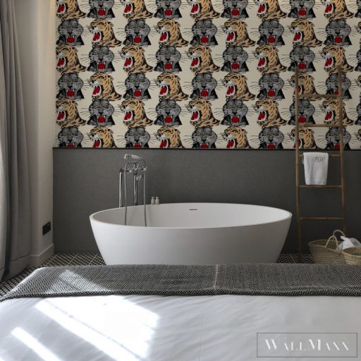 ICH La Tapicera WP181141 színes tigris mintás grafikai tapéta