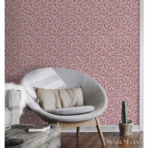 ICH La Tapicera WP191032 piros memphis mintás grafikai tapéta