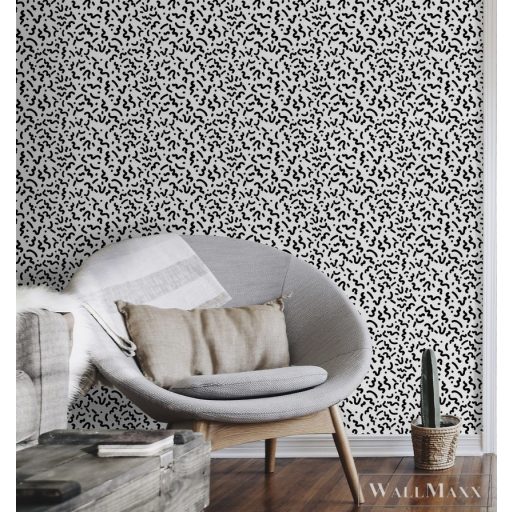 ICH La Tapicera WP191033 fehér memphis mintás grafikai tapéta