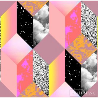   ICH La Tapicera WP191081 színes Tér-hatású 3D-mintás Grafikai vlies tapéta