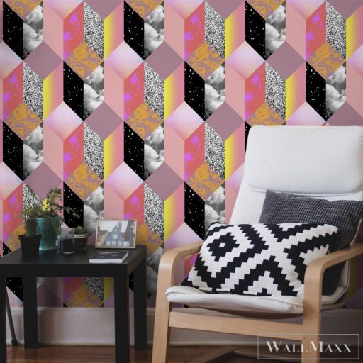 ICH La Tapicera WP191081 színes Tér-hatású 3D-mintás Grafikai vlies tapéta