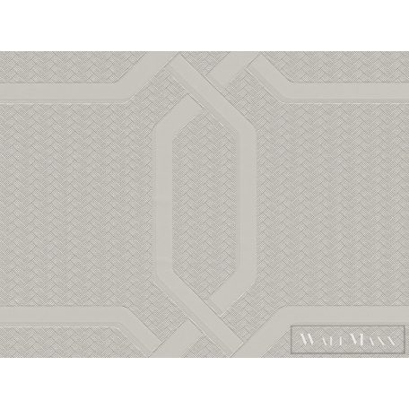 Zambaiti Parati Metropolis Z-21103 szürke Textil mintás Modern tapéta