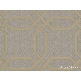   Zambaiti Parati Metropolis Z-21106 arany Textil mintás Modern tapéta