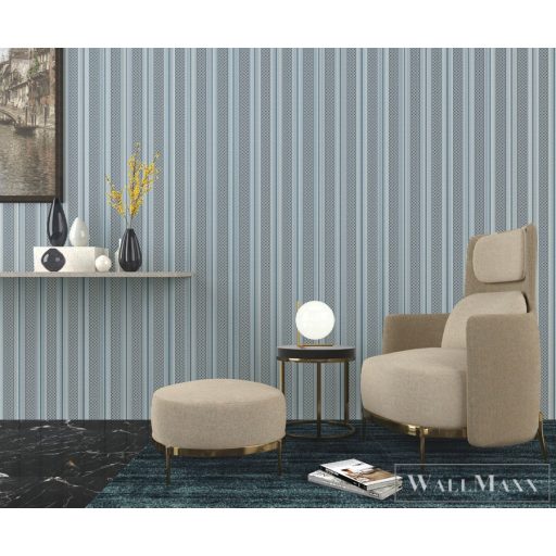 ZAMBAITI PARATI Mini Classic 50535 kék csíkos klasszikus tapéta