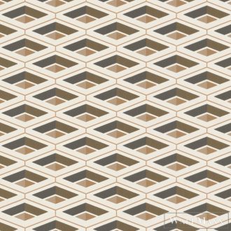   ZAMBAITI PARATI Vision Z-76003 sárga Tér-hatású 3D-mintás Elegáns tapéta